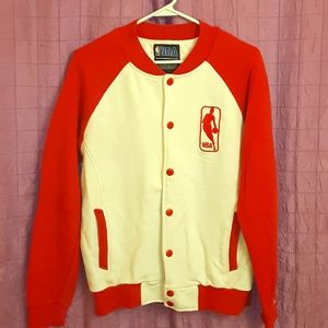 NBA Red and Cream Lightweight Jacket